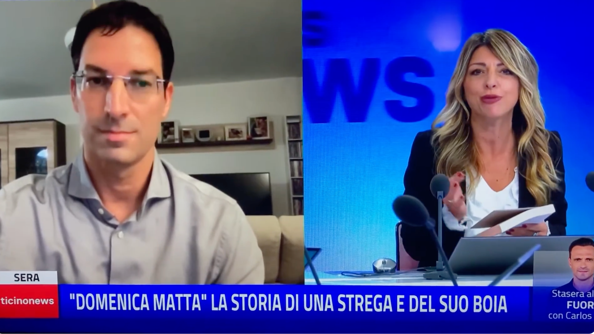 TeleTicino - "Domenica Matta, storia di una strega" 2021